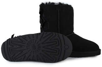 UGG Black Bailey Bow Suede Boots