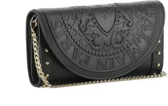 Balmain Black Leather Wallet