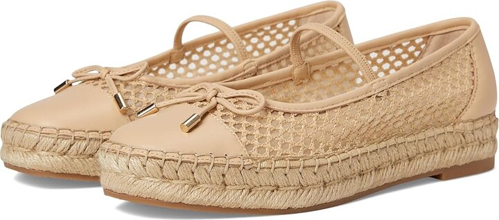 Dolce Vita Cambre Women's Flat Shoes Light Natural Woven Mesh : 8.5 M