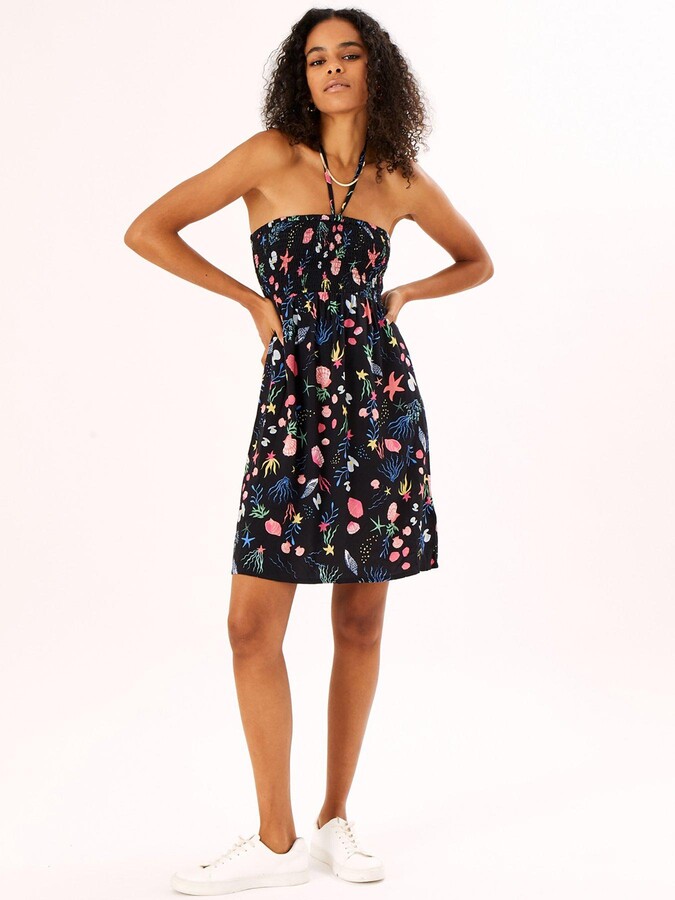 strapless beach dresses uk