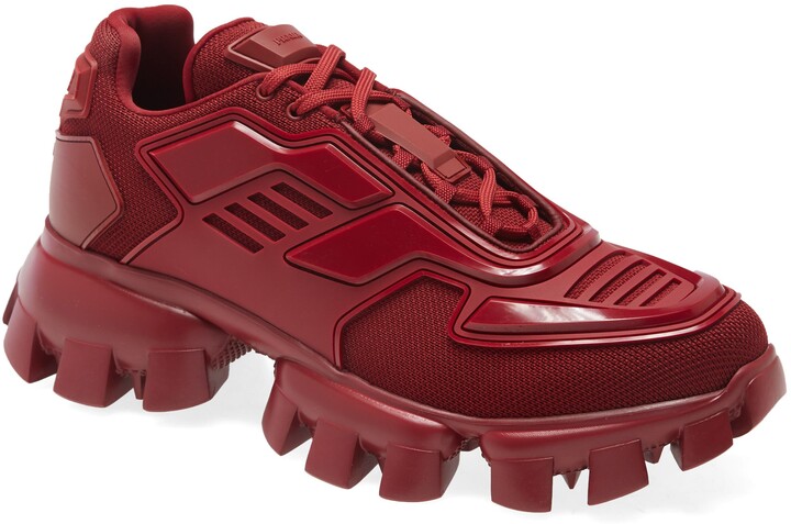 Prada Red Rubber Sole Men's Shoes | Shop the world's largest collection of  fashion | ShopStyle