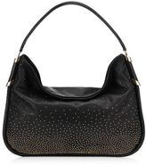 Thumbnail for your product : Jimmy Choo Zoe Black Dégradé Micro Studded Leather and Elaphe Shoulder Bag