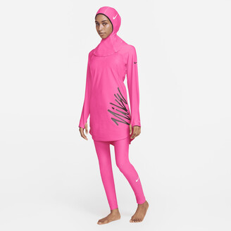 Nike Women's Victory Swim Hijab in Pink - ShopStyle