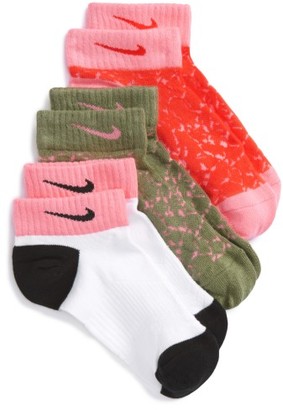 Nike Girl's Low Cut Graphic Socks