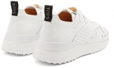Thumbnail for your product : Tod's Perforated-leather Trainers - White