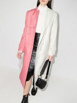 Thumbnail for your product : REMAIN Pirello double-breasted leather trench coat