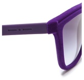 Thumbnail for your product : Italia Independent Velvet Flat Top Sunglasses