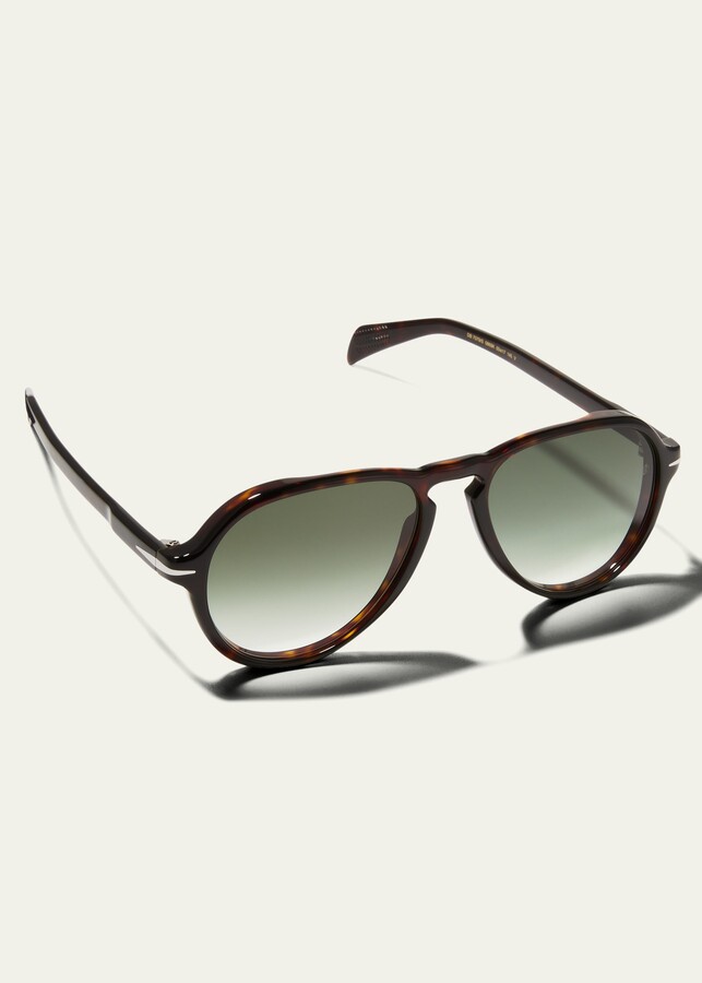 David Beckham Men's KeyholeBridge Aviator Sunglasses ShopStyle