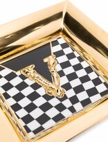 Thumbnail for your product : Versace Logo-Print Ceramic Tray
