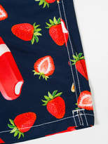Thumbnail for your product : MC2 Saint Barth Kids Teen strawberry print swim shorts