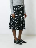 Thumbnail for your product : Markus Lupfer Swan Princess print 'Zoe' skirt
