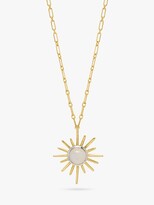 Thumbnail for your product : Lola Rose Curio Semi-Precious Stone Celestial Sunburst Pendant Necklace
