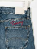 Thumbnail for your product : Tommy Hilfiger Junior faded slim fit jeans