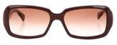 Thumbnail for your product : Fendi Tinted Rectangle Sunglasses
