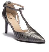 Thumbnail for your product : Bruno Magli M By Malena Snake Embossed Leather T-Strap Pump
