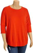 Thumbnail for your product : Old Navy Women's Plus Boxy Short-Sleeved Sweaters