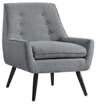 Linon Trellis Upholstered Chair - Gray