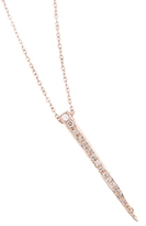 Thumbnail for your product : Jacquie Aiche 14K Pave Diamond Ice Pick Necklace