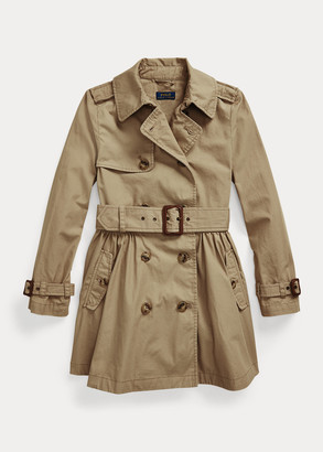 ralph lauren girls trench coat