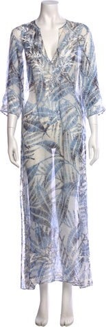 MARIE FRANCE VAN DAMME Silk Long Dress