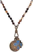 Thumbnail for your product : Miracle Icons Men's Charms On Rosary-Inspired Necklace