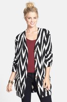 Thumbnail for your product : Isabella Collection ROSE TAYLOR Boyfriend Cardigan (Juniors)