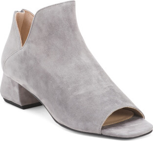 Suede Vonn Peep Toe Booties for Women | Man-Made Sole/Suede