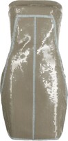 Sequin-Embellished Bandeau Dress 
