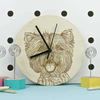 Adam Regester Design West Highland Terrier Wall Clock