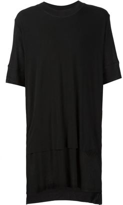 Barbara I Gongini oversized layered T-shirt - men - Cotton - 48