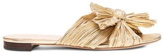 Loeffler Randall Daphne Flat Metallic Leather Sandals Loeffler Randall Daphne Flat Metallic Leather Sandals