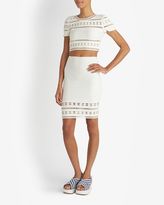 Thumbnail for your product : Herve Leger Laser Cut Bandage Skirt