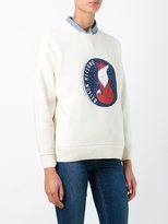 Thumbnail for your product : MAISON KITSUNÉ Dan-ah Kim moon print sweatshirt