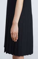Thumbnail for your product : Lafayette 148 New York Aarow Pleated Wool & Silk Tunic Dress