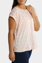 Thumbnail for your product : All Over Metallic Flower Print Tee
