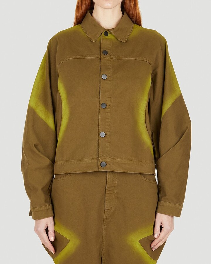 Paula Canovas Del Vas Textured Denim Jacket