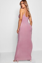 Thumbnail for your product : boohoo Plus Slinky Strappy Maxi Dress