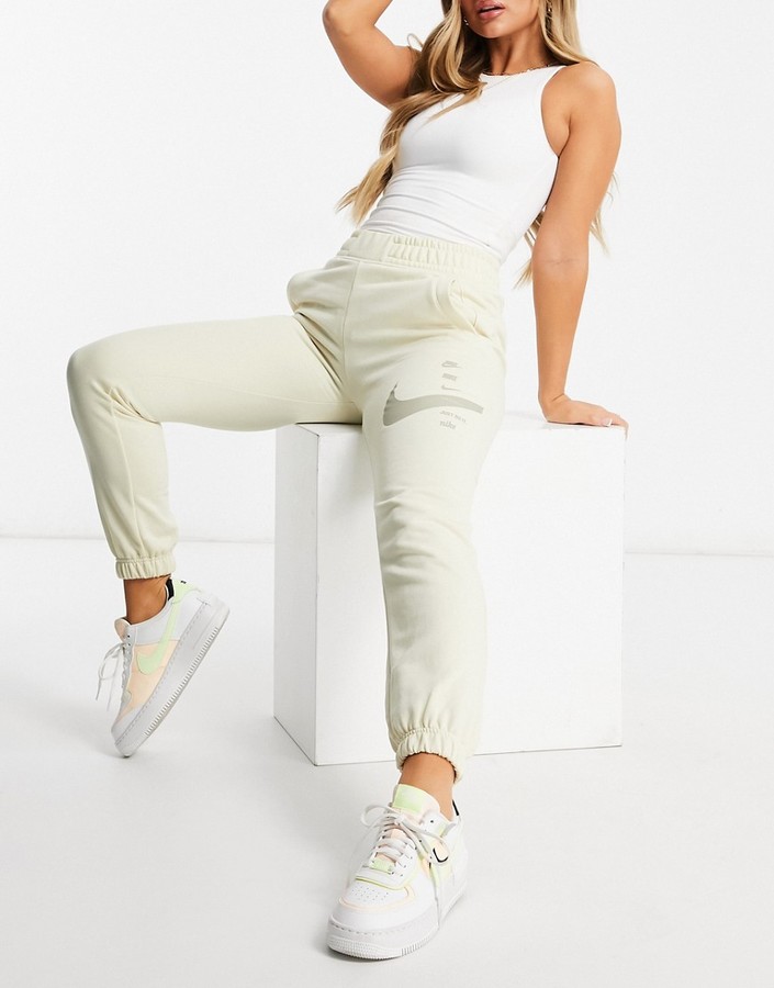 Nike high waisted joggers in ShopStyle Activewear Trousers