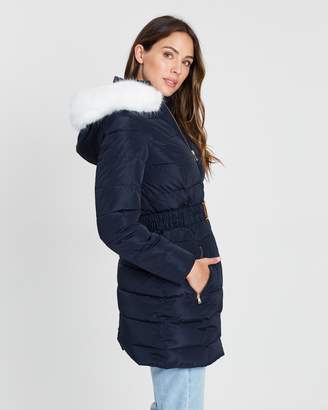 Dorothy Perkins Luxe Belted Padded Coat