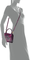 Thumbnail for your product : Nancy Gonzalez Crocodile Small Flap Top-Handle Crossbody Bag