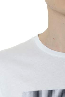 Calvin Klein White Cotton T-shirt With Logo