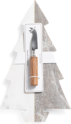 TJMAXX 16X9 Christmas Charcuterie Board With Knife