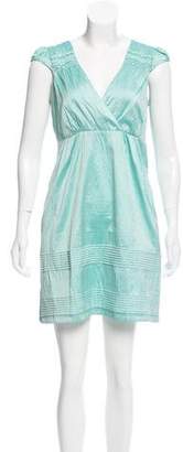 Calypso Silk Sleeveless A-Line Dress