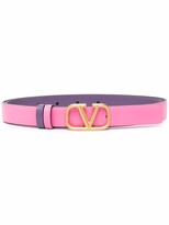 Thumbnail for your product : Valentino Garavani VLogo Signature reversible belt