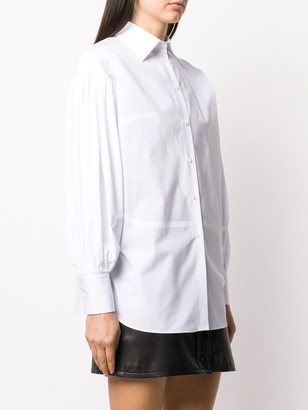 Valentino VLOGO long-sleeved buttoned shirt