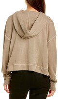 Thumbnail for your product : James Perse Relaxed Cropped Hoodie