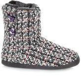 Thumbnail for your product : New Look Grey Boucle Tweet Knit Slipper Boots
