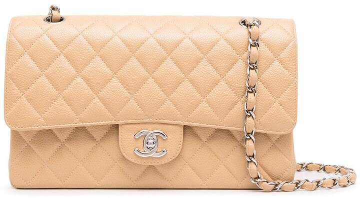 Chanel Pre Owned 1998 medium Double Flap shoulder bag - ShopStyle