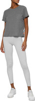 Thumbnail for your product : Iris & Ink Paneled Coated Stretch Leggings