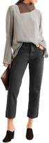 Thumbnail for your product : J Brand Wynne Cropped High-rise Straight-leg Jeans